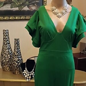 Symphony Emerald Green Maxi Jumpsuit